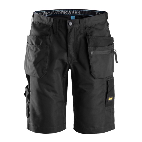 LiteWork, 37.5® shorts med hylsterlommer BLACK str. 64, 50\'\'
