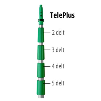 Unger Teleplus teleskaft 5-delt, 6,20 meter