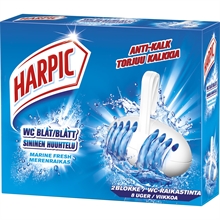 Harpic WC-blåt 2-pak