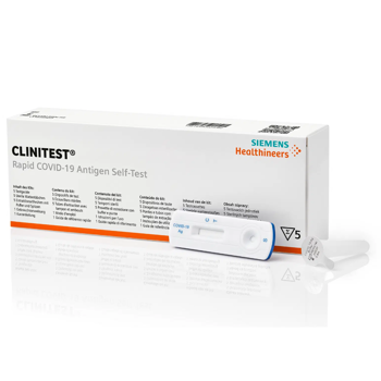 Corona hjemmetest til næsen, CLINITEST Rapid COVID-19 Antigen, 5 stk/pk
