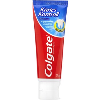 Tandpasta Colgate Karies Kontrol 75 ml hvid 12stk/kolli