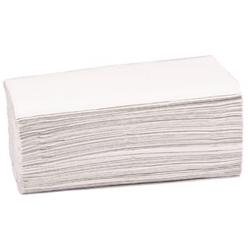 Håndklædeark 2 lags v Fold 23x24 cm natur 100 genbrugspapir 4000 ark