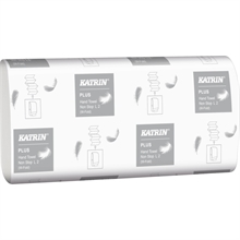 Katrin Plus Håndklædeark W-Fold, 2 lags Non-Stop L2, 1500ark