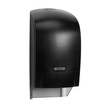 Dispenser Toiletpapir Katrin system Til 2 ruller Plast Sort