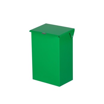 Affaldsspand med låg 27L Grøn