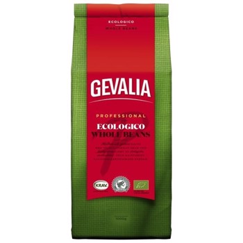 Kaffe, Gevalia Professionel Økologisk, helbønner 8 stk x 1kg