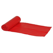 Sække til Sækko-Boy LDPE, Rød, 60 liter 55 x 103 cm, 15 rl/kolli