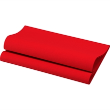 Dunisoft® soft 40x40 cm - 1/4 fold - rød, 720 stk/krt