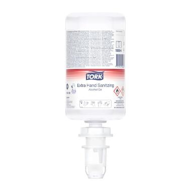 Tork S4 Hånddesinfektionsgel 1000 ml 80% alkohol 