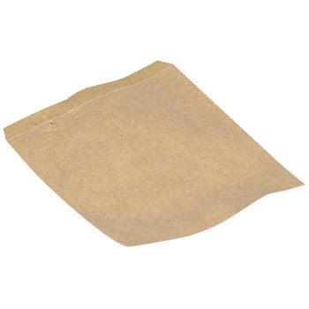 Frugtpose, 21x17cm, brun, papir, på snor 1000stk