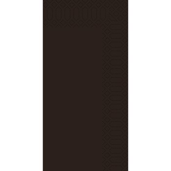 Duni Tissue Servietter 40x40cm 1/8 Sort 3-lag 1000stk