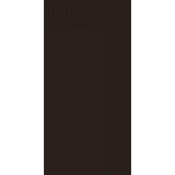 Duni Tissue Servietter 40x40cm 1/8 Sort 3-lag 1000stk