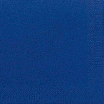 Duni Tissue serv. 2-lags 24x24 1/4 fold Mørkeblå 2400stk