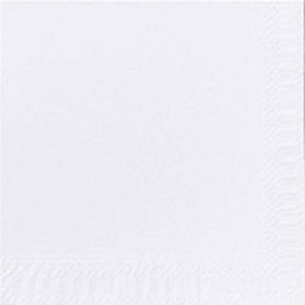 Duni Tissue serv. 3-lags 24x24 1/4 fold Hvid 2000stk