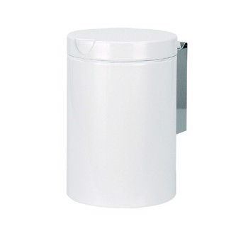 Hygiejnespand, Brabantia, med plastikinderspand, til vægmontering, hvid, 3 l