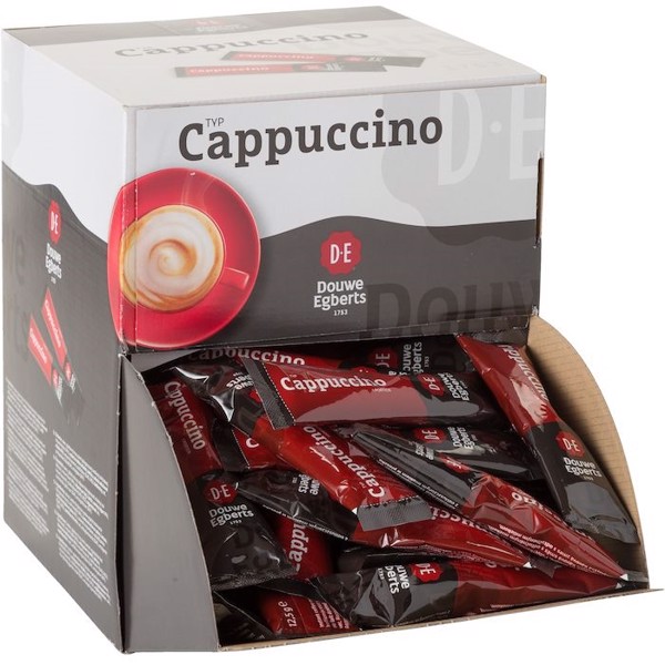 Cappuccino, DE Cappucino, i sticks 80 stk/kolli