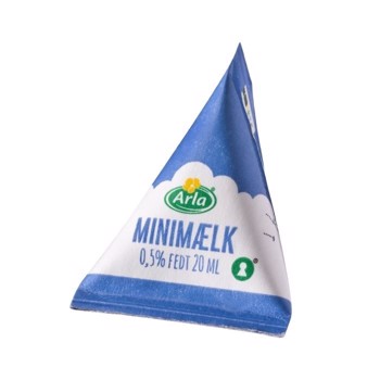 Minimælk, Arla Minimælk, 20 ml, 0,5%, 100stk