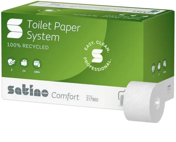 Satino Comfort Compact toilet paper 100m 2 lags  24 rl/kolli