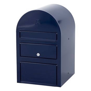 Postkasse, Sam, 19x46x131cm, blå