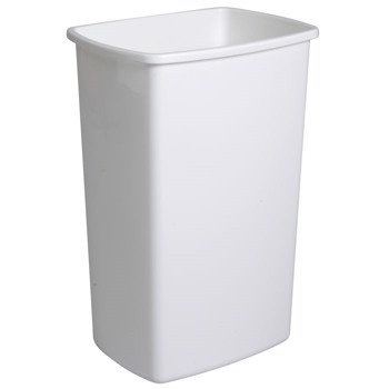 Affaldsspand, 40x30x58,5cm, 50 l, hvid, plast