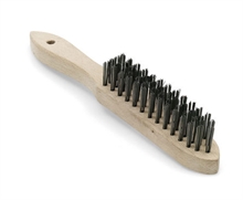 Stålbørste 28cm, 5 rækker børster