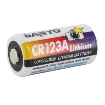 Batteri, Sanyo, Lithium, CR123A 1 stk/pak