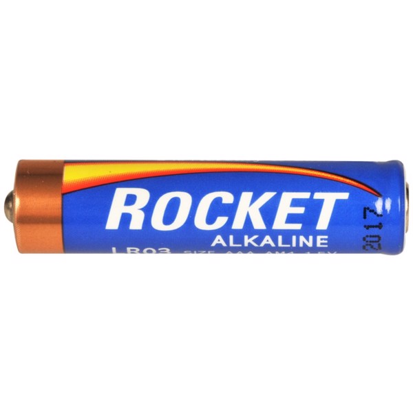 Batteri, Rocket, Alkaline, AAA, 1,5V, 10 stk