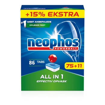 Neophos All in One 86 tabs (75stk +15% ekstra)