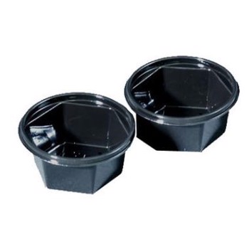 Dressingbæger Catersource 50ml Ø68xH31mm APET sort x 12 x 96 stk 