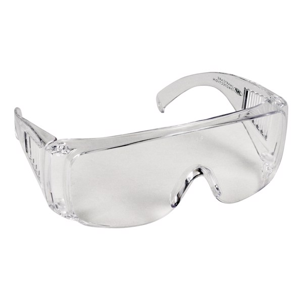Beskyttelsesbrille, One size, klar, PC, flergangs