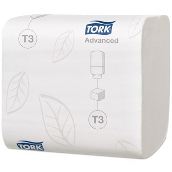 Tork Toiletpapir ark Advanced 2lags T3, 8712 ark/krt