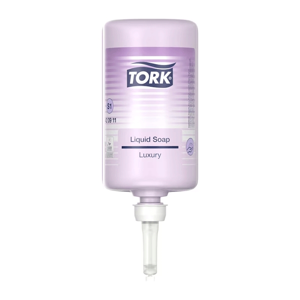 Sæbe Tork Flydende S1 Luksus 1ltr Lilla #420911  ,1 stk