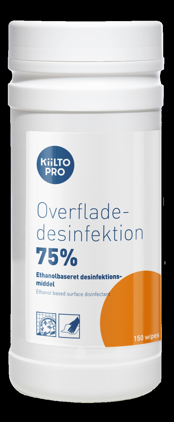 Kiilto Pro Overfladedesinfektion 75% 150ark 
