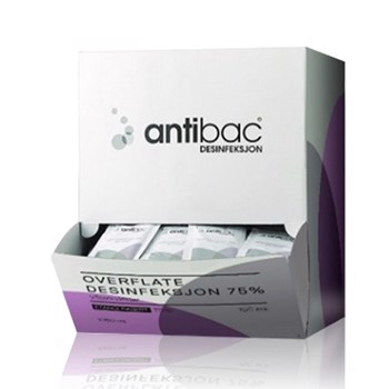 Antibac Overflade desinfektionsservietter 75% enkeltpakkede 150stk