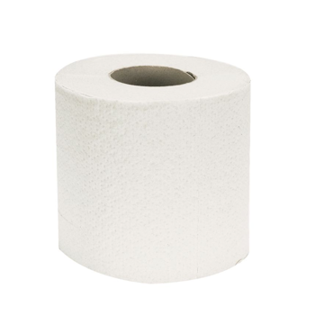 Toiletpapir, neutral, 2-lags, 33,75m x 9,8cm, Ø11cm, hvid, 8 ruller/pak