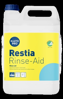 Kiilto Pro Restia Rinse-aid 5 l afspænding svanemærket