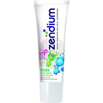 Tandpasta, Zendium Kids , Ø2cm, 15 ml, 0-3 år, 50stk/kolli