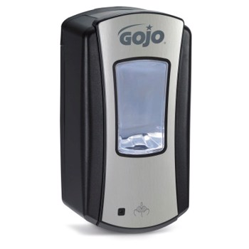 GOJO® LTX™ Berringsfri dispenser 1200 ml krom/sort