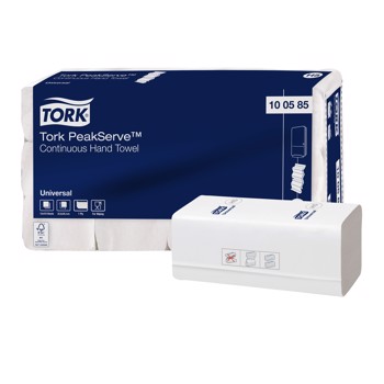 Tork PeakServe® H5 Continuous® Håndklædeark 4920 ark, C fold, 1 lags
