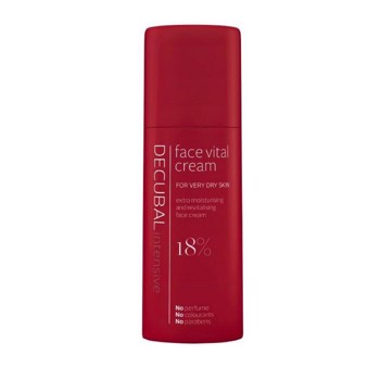 Ansigtscreme, Decubal Face, Tør hud, uden farve & parfume, 50 ml x 12stk/krt