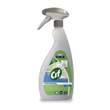 Cif Professional Eco Glass & Multi Surface 0.75L - Brugsklar rengøringsmiddel til glas, vinduer og ikke-porøse overflader