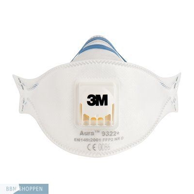 3M maske FFP2 m/ventil, BULK