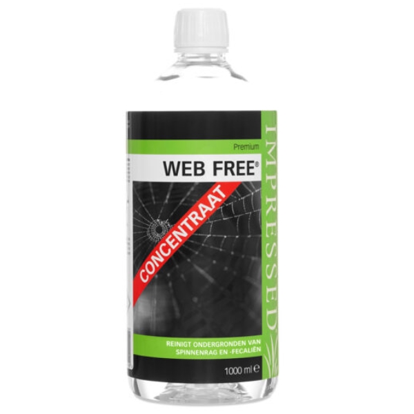 Web Free 1 LTR Renser overflader for edderkoppespind og snavs