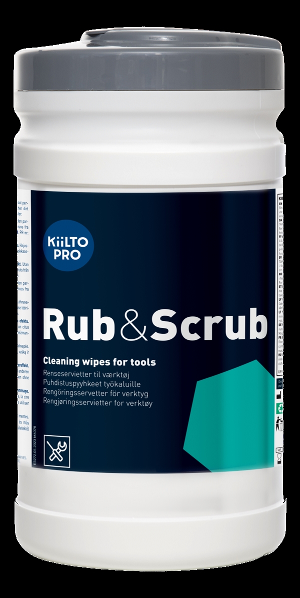 Kiilto Pro Rub & Scrub 75 wipes