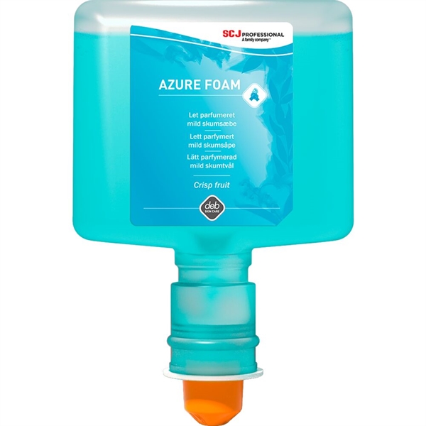 DEB Refresh Azure  FOAM Skumsæbe med farve & parfume Patron til TouchFree 1,2 liter