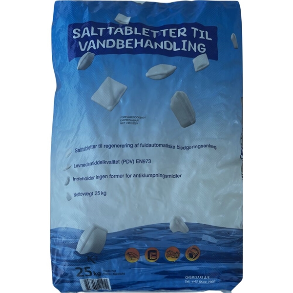 Salttabletter, 25 kg