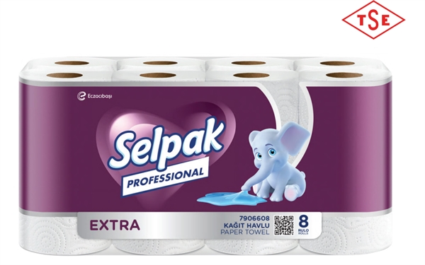 Selpak Køkkenrulle FSC pro 2 lags, 24 rl, 12,50 meter