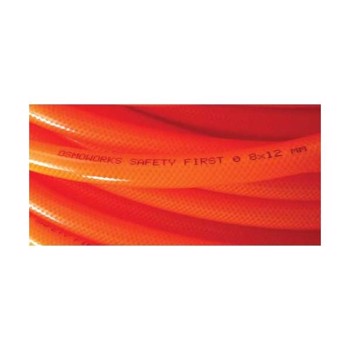 Højtryks Vandslange, orange, 8mm til varmt vand 100 meter
