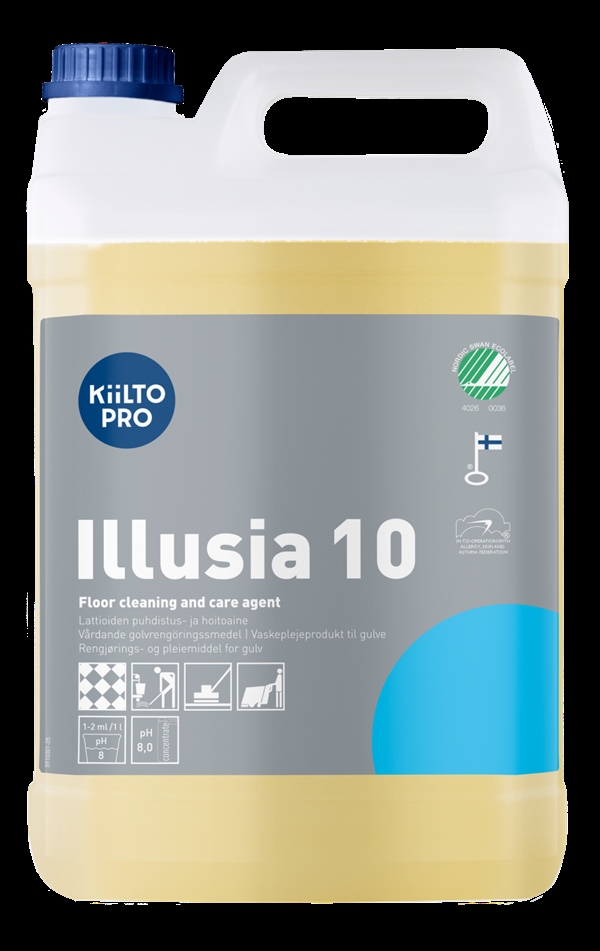 Kiilto Illusia 10 - 5 ltr vaskepleje