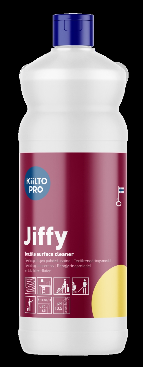 Kiilto Pro Jiffy Tæpperens & Tekstilrens  1 Liter